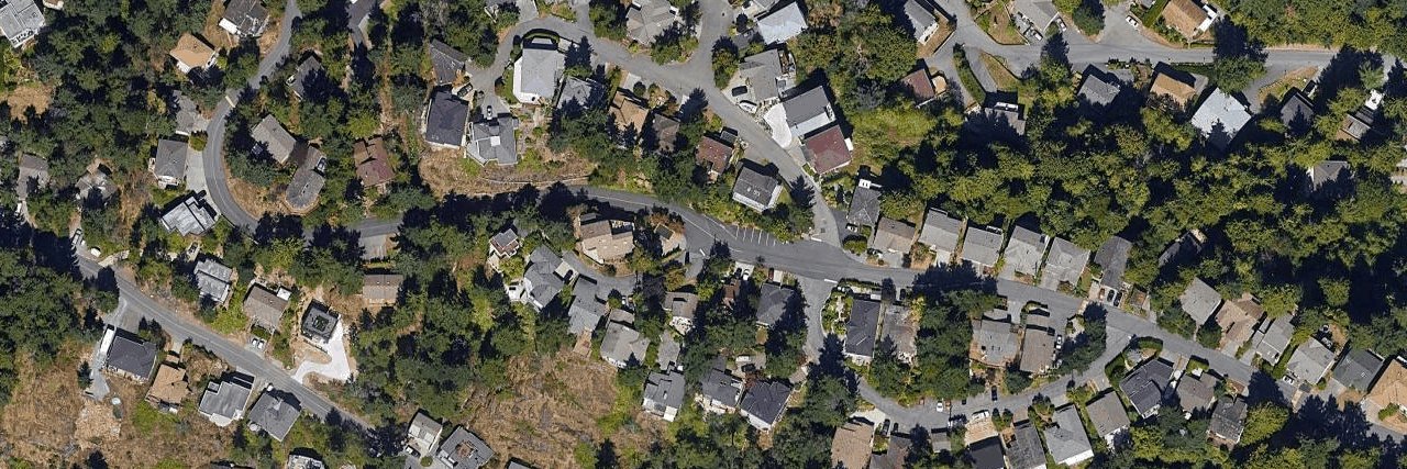 Long Lake Heights aerial view