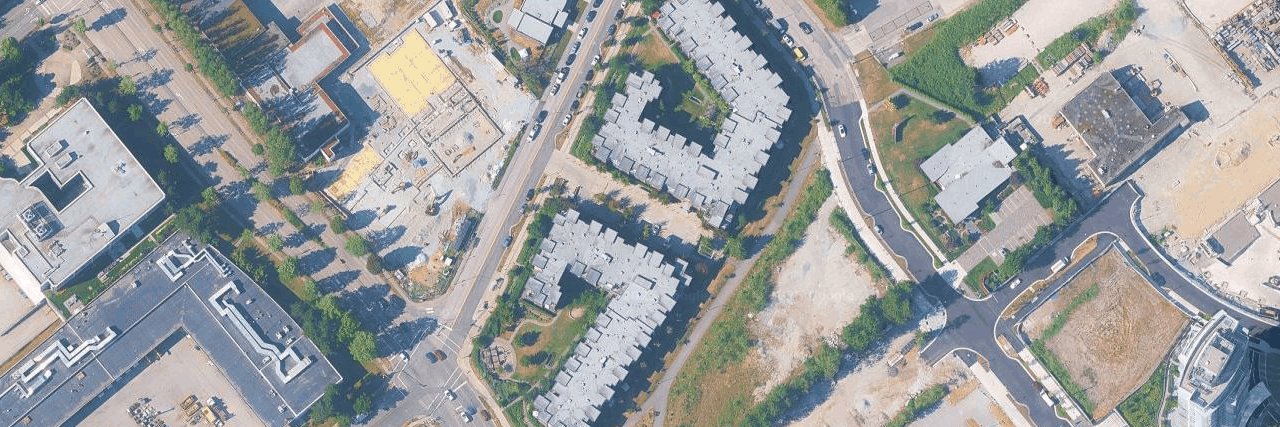 Red Brick aerial view