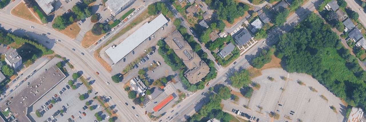The Brockton aerial view