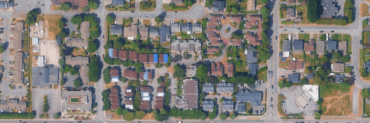 Oakdale Gardens aerial view