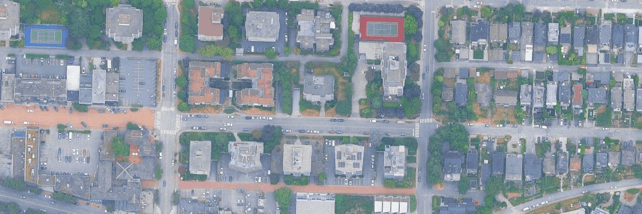 Clyde Gardens aerial view