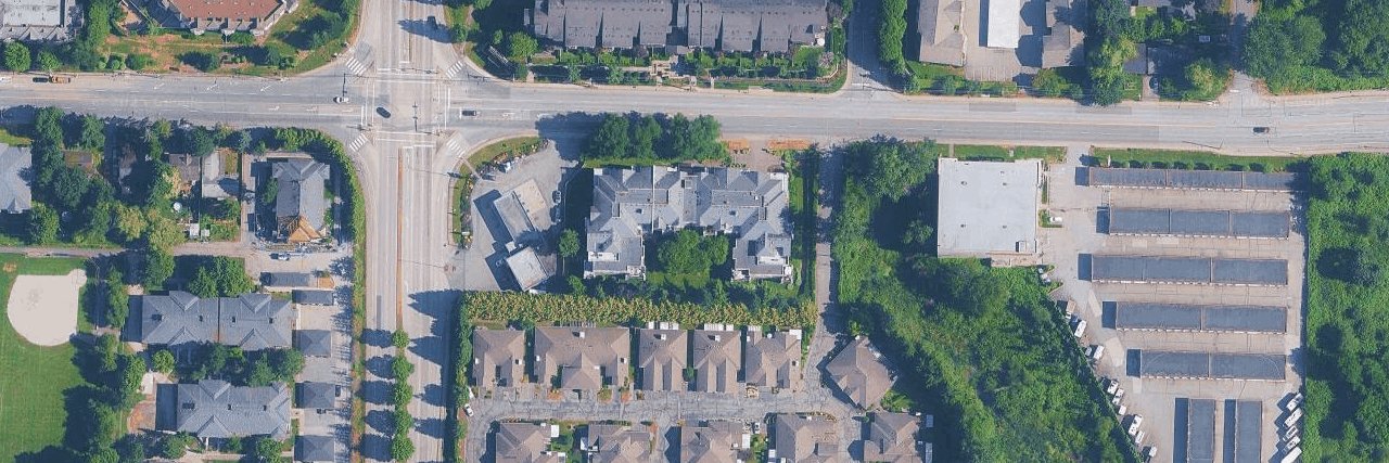 Riverwalk aerial view
