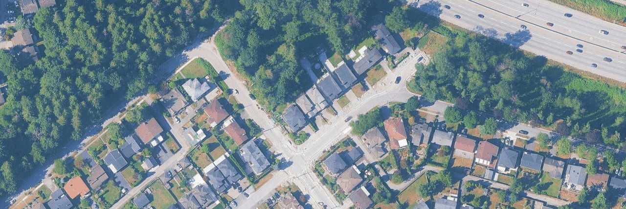 Burnaby Lake aerial view