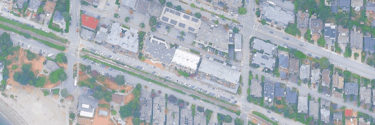 Bellevue Sunset aerial view