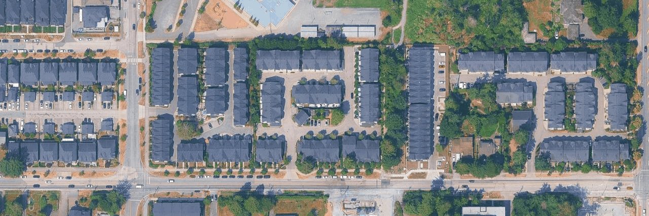 Blackberry Walk aerial view