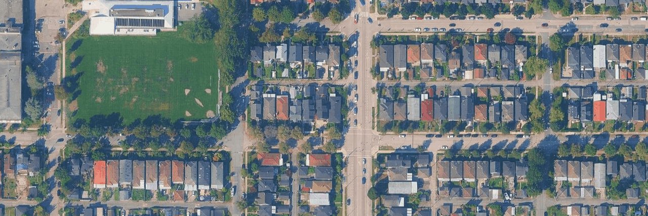 aerial view