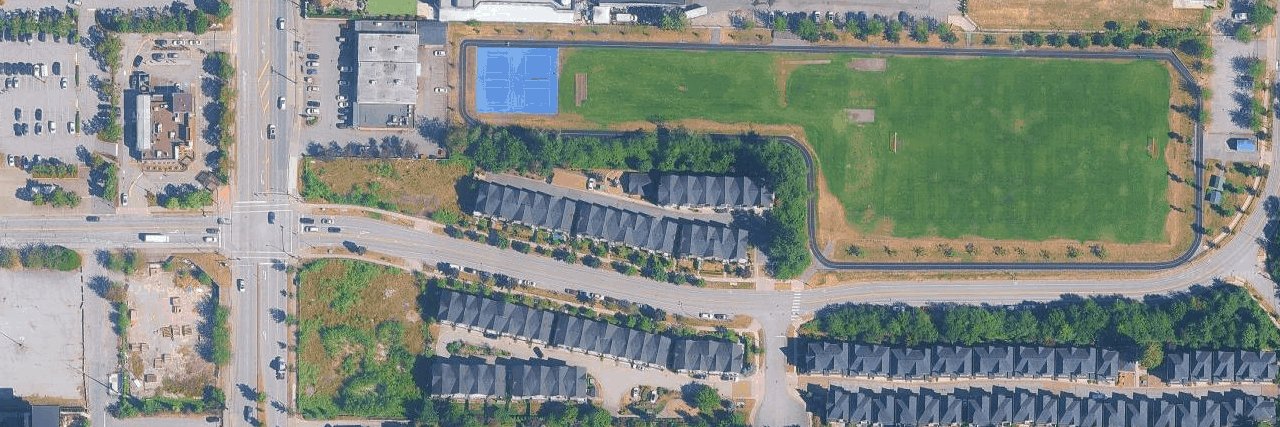 The Walks aerial view