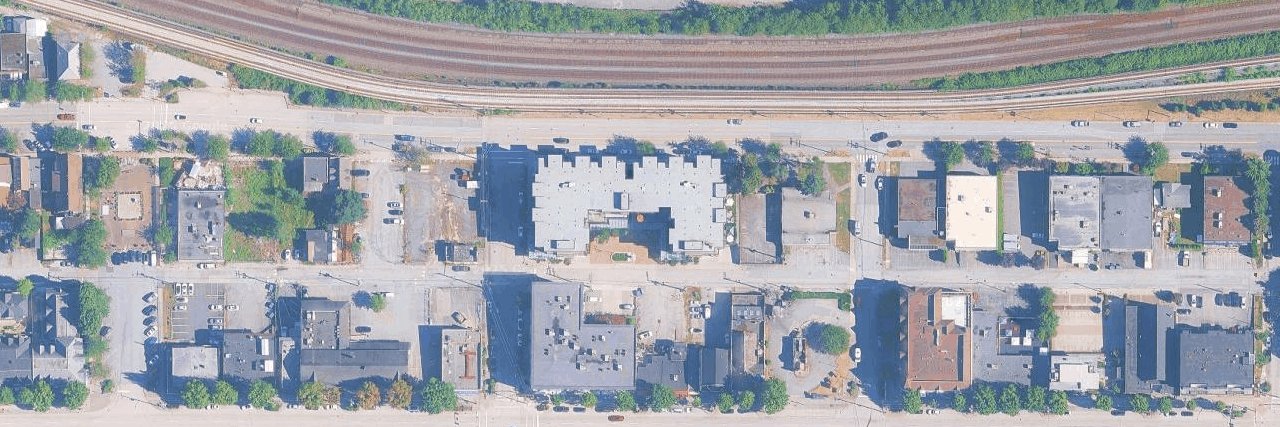 The Strand aerial view