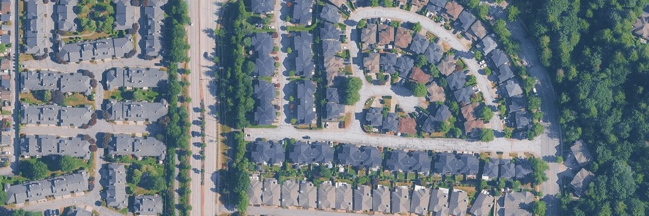 The Sycamores aerial view