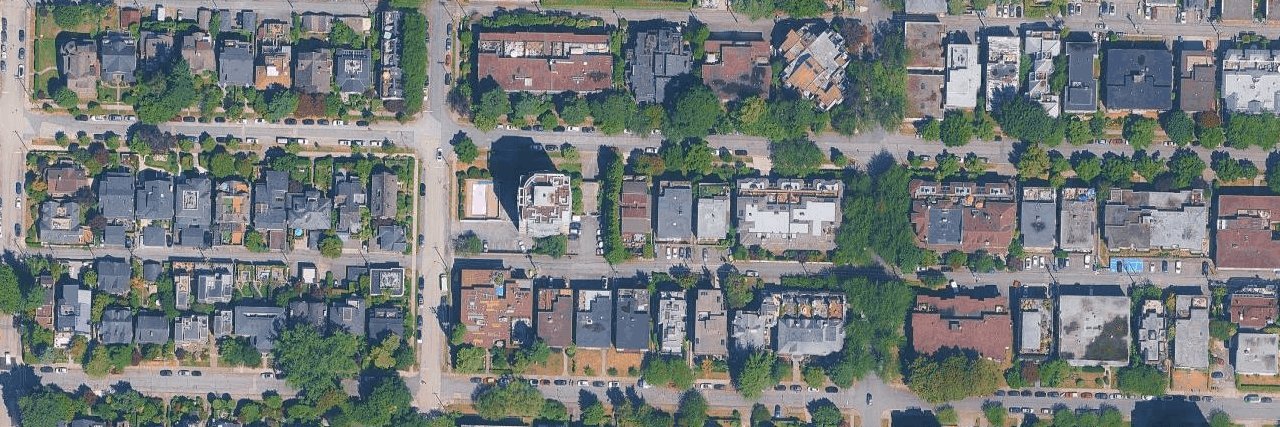 York Avenue aerial view