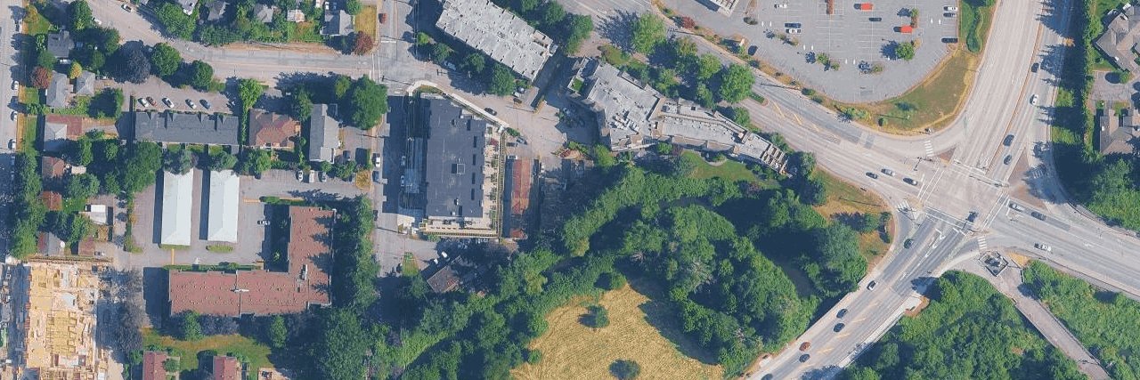 Brookside Terrace aerial view