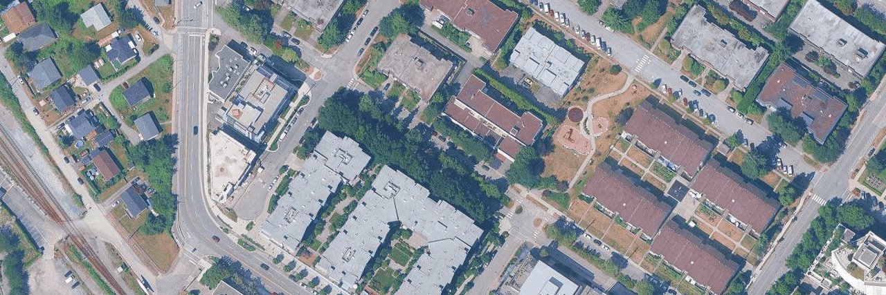 Chinook House aerial view