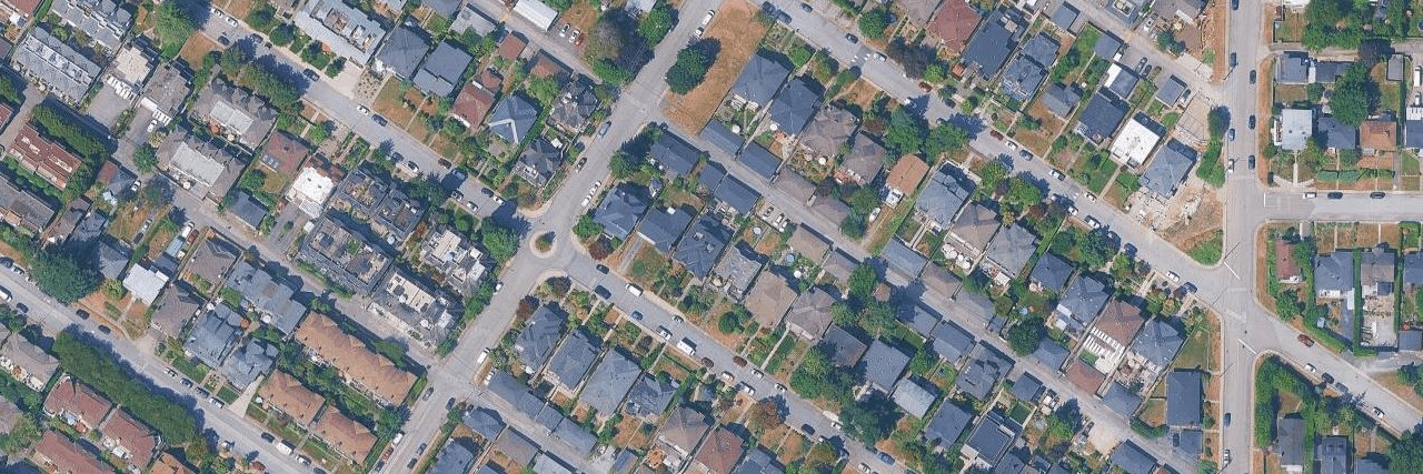 Lower Lonsdale aerial view