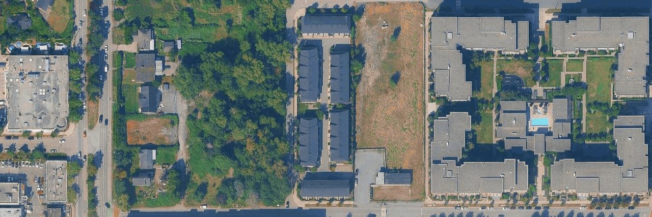 Oxford Lane aerial view