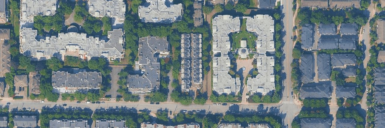 Carlton Court aerial view