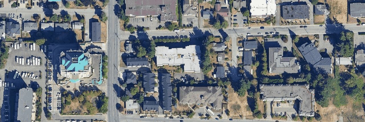 Maplewood Manor aerial view