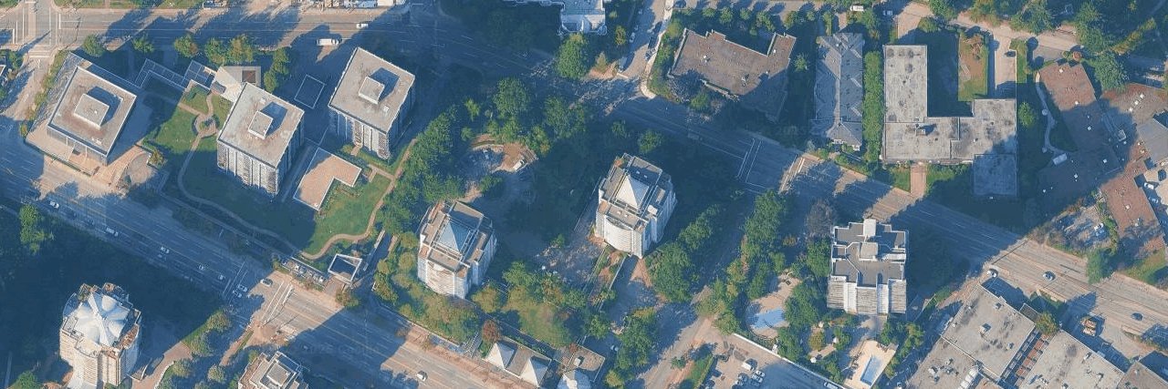 Paramount Tower 1 aerial view