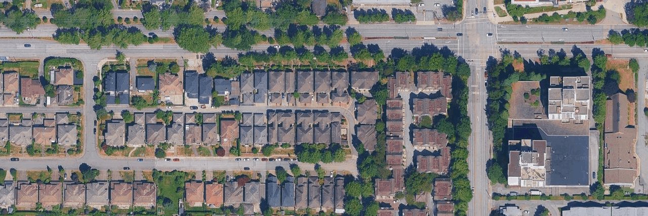 Harvard Villa aerial view