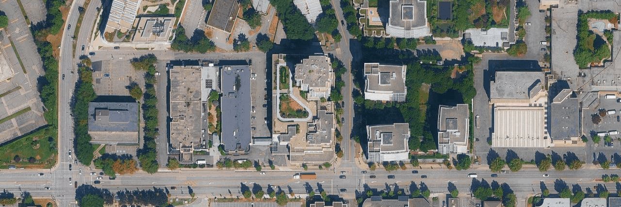 Executive Airport Plaza aerial view