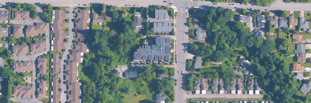Falcon House aerial view