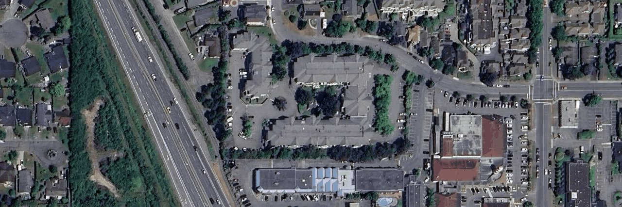 Lord and Lady James aerial view