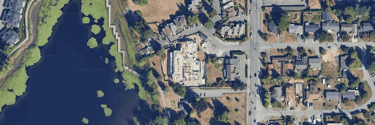 Laurel On Mill Lake aerial view