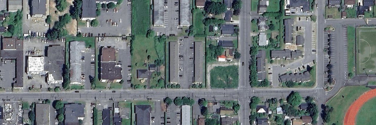 SANDWELL PLACE aerial view