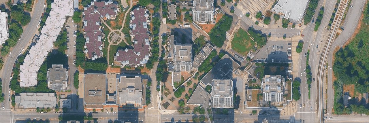 Claremont aerial view