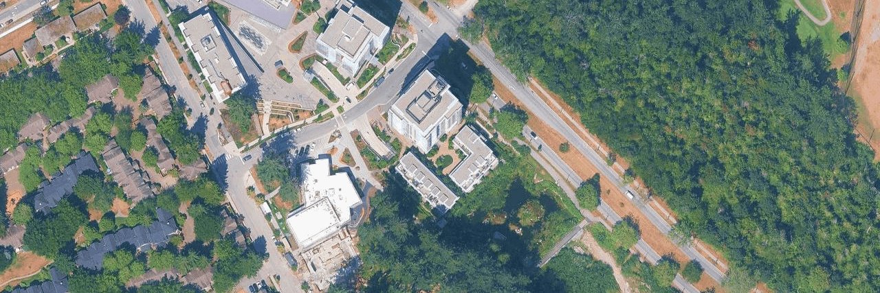 Cedar Walk aerial view