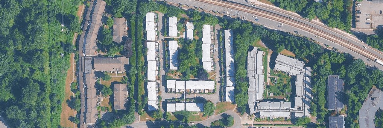 Braemar Gardens aerial view