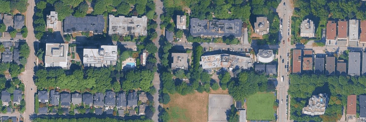 Town Villa aerial view