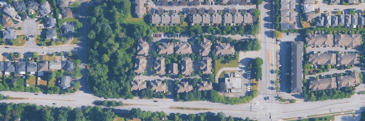 Redwood Lane aerial view