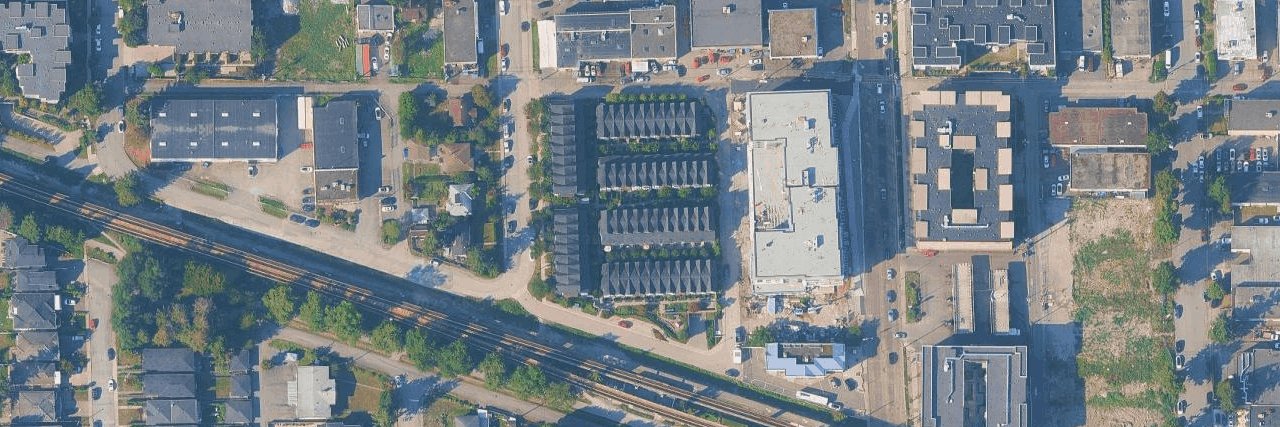 Metro aerial view