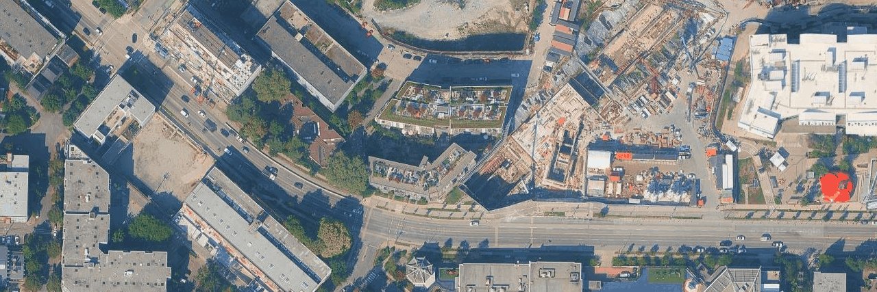 Canvas aerial view
