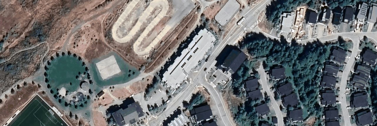 Podium aerial view