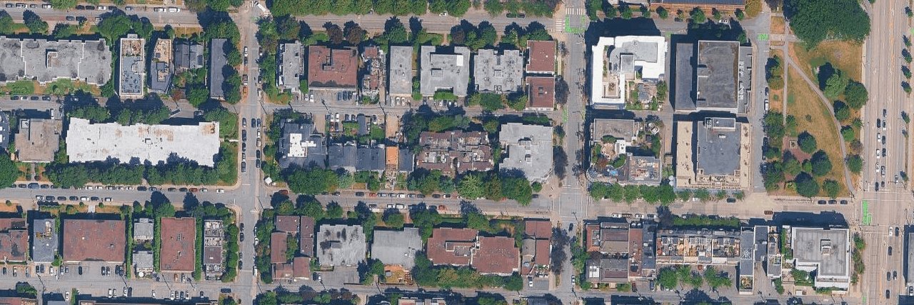 Kingston Gardens aerial view