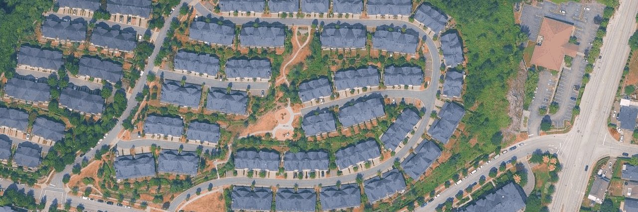 Whitetall Lane aerial view