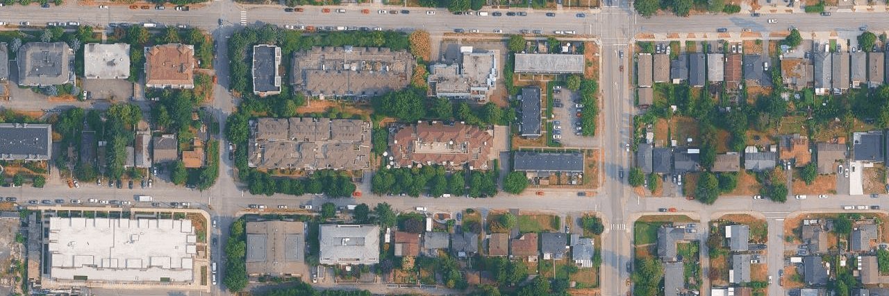 Oxford Place aerial view