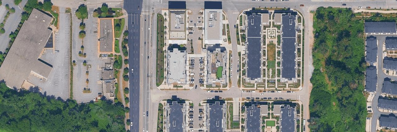 Latimer Village aerial view