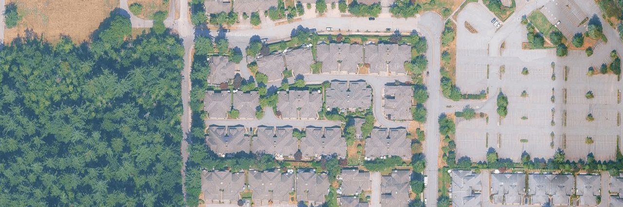 St Martin's Lane aerial view