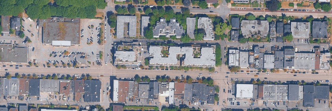 Capers Building aerial view