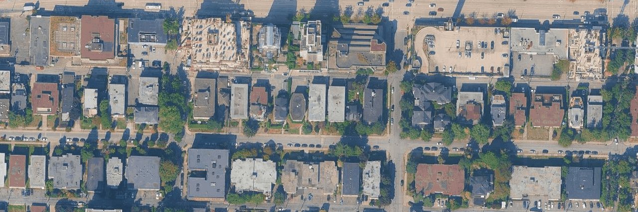 Uptown Manor aerial view