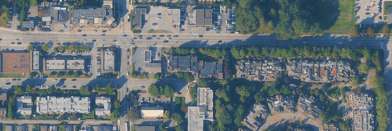 Valhalla Court aerial view