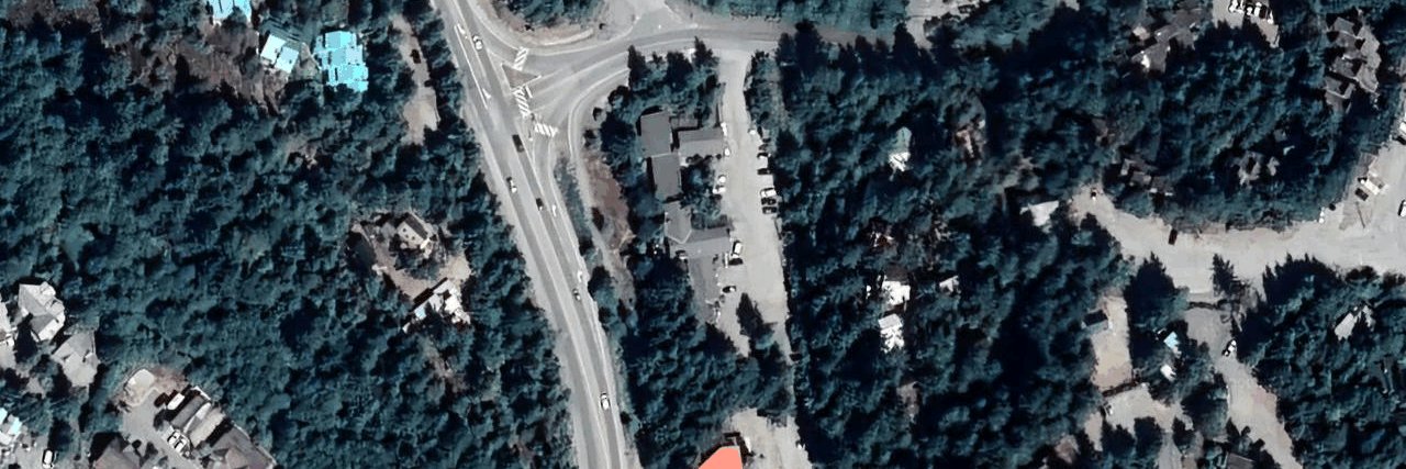 Highland Lodge aerial view