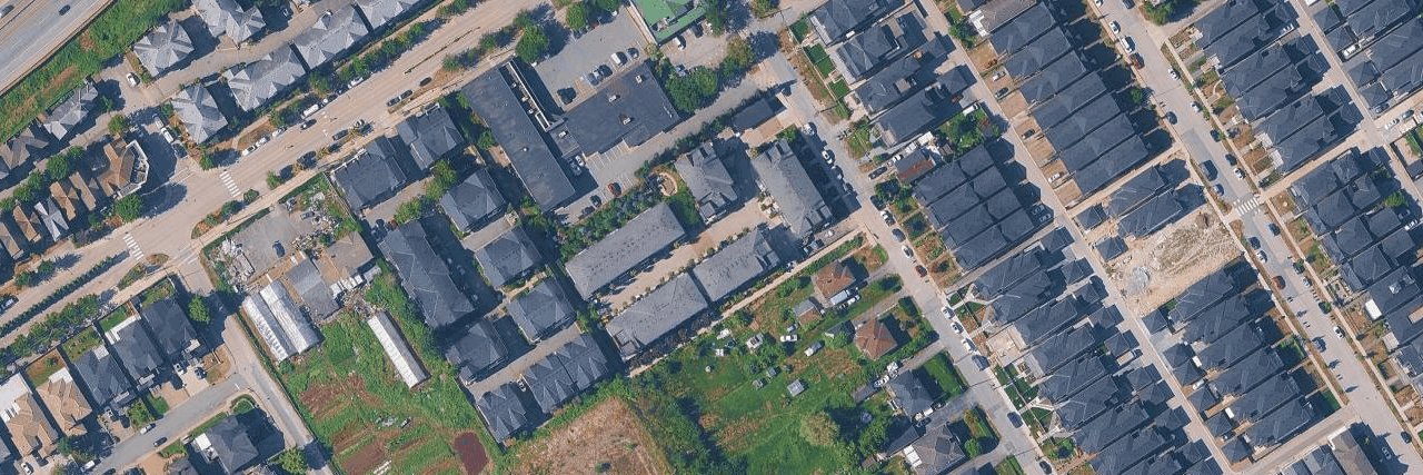 Queen's Park Estate aerial view