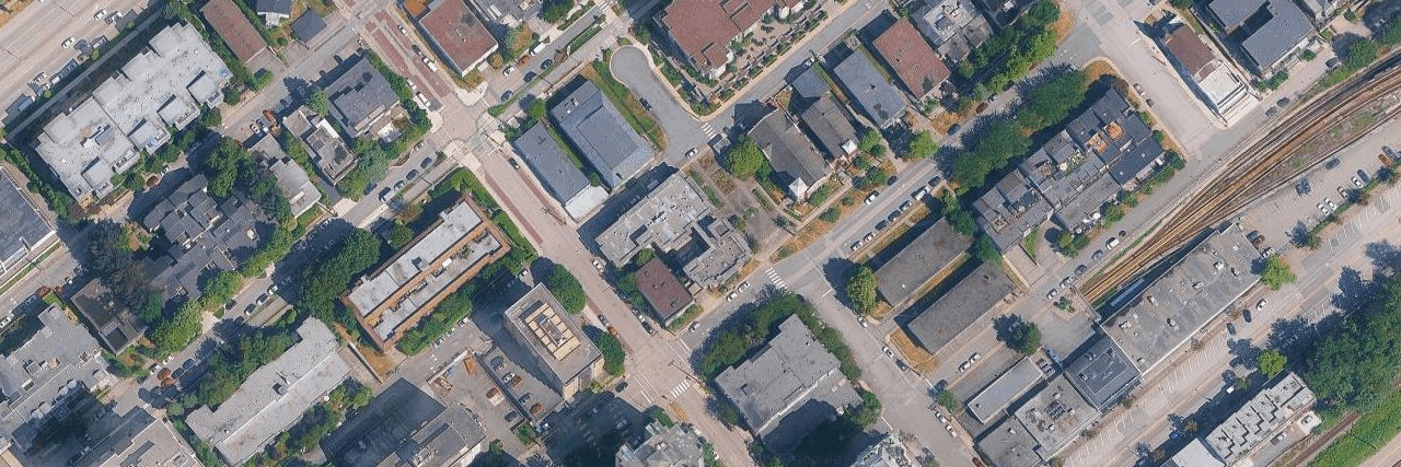 Kings Garden aerial view