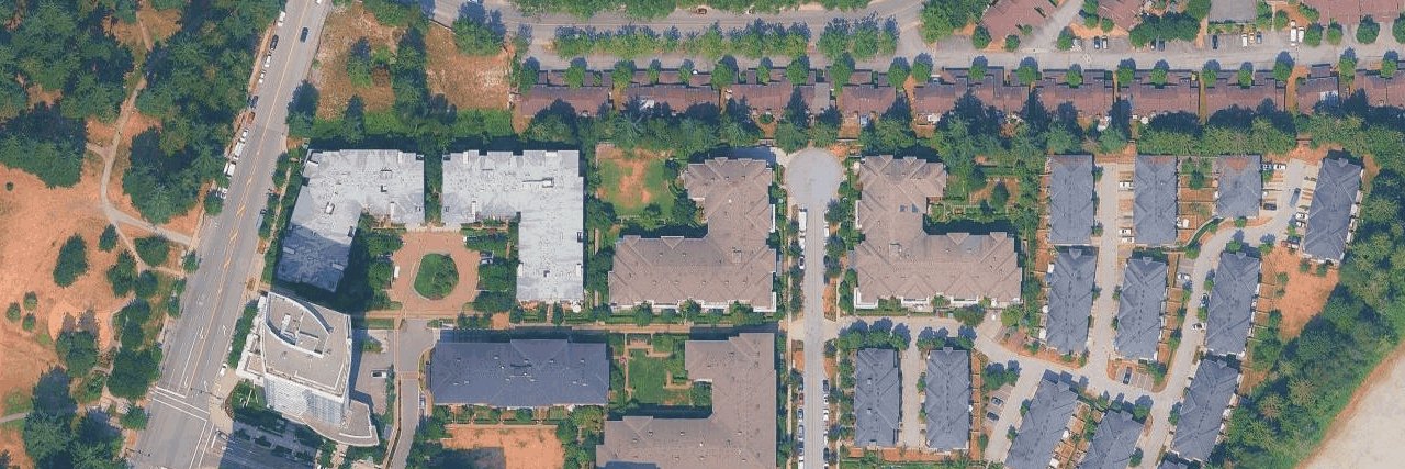 Thomas House By Polygon aerial view