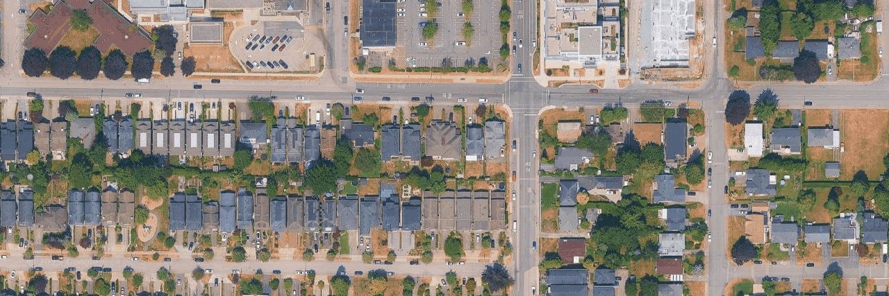 Central White Rock aerial view