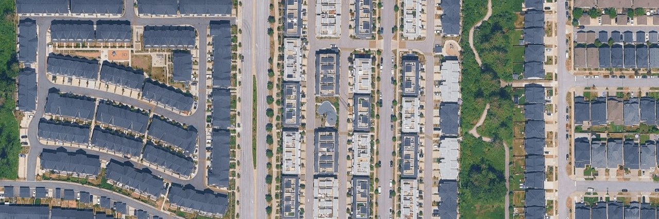 Kensington Lofts aerial view