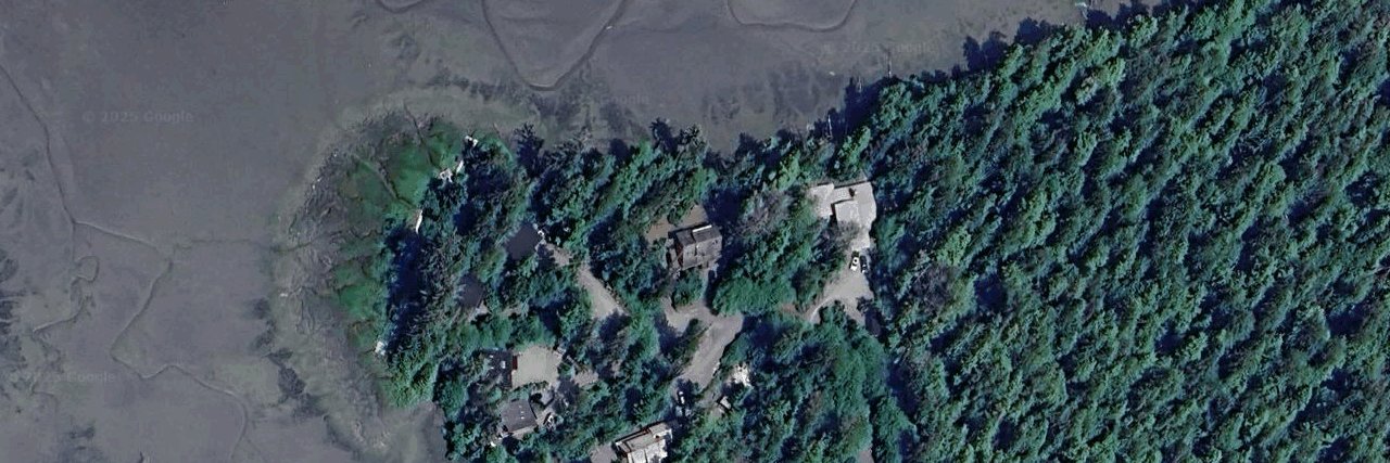 Jensens Bay aerial view